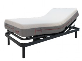 CAMA ARTICULADA MECÁNICA CON COLCHÓN DE MUELLES